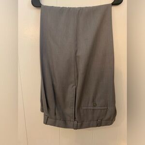 Haggar Straight Fit Hidden Expandable Waistband Pants with Pleats